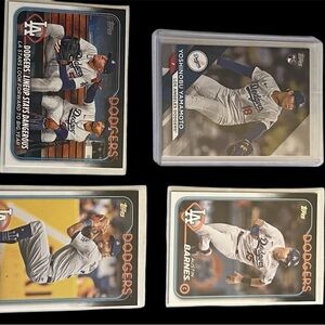 Topps Dodgers Baseball Card Collection